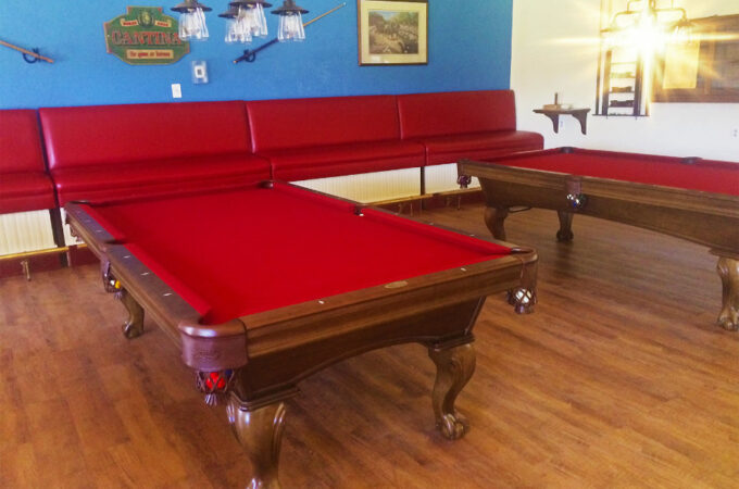Pool Room with Regulation Tables